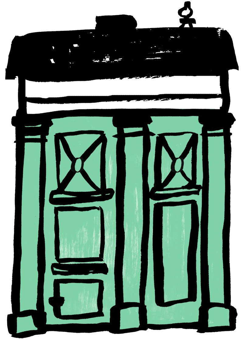 Leith Walk Police box illustration