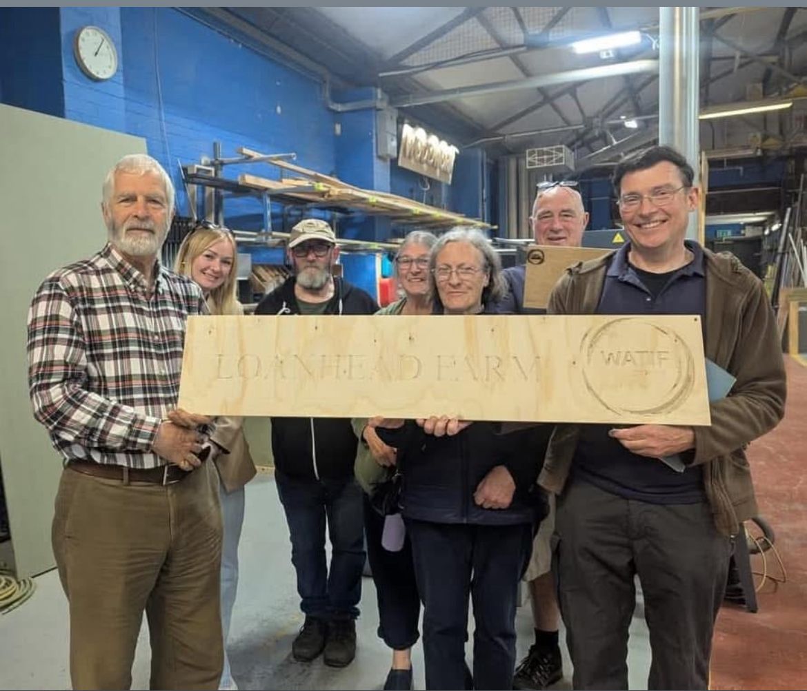 Group tour of the EOW workshops by WAITF Community Trust members