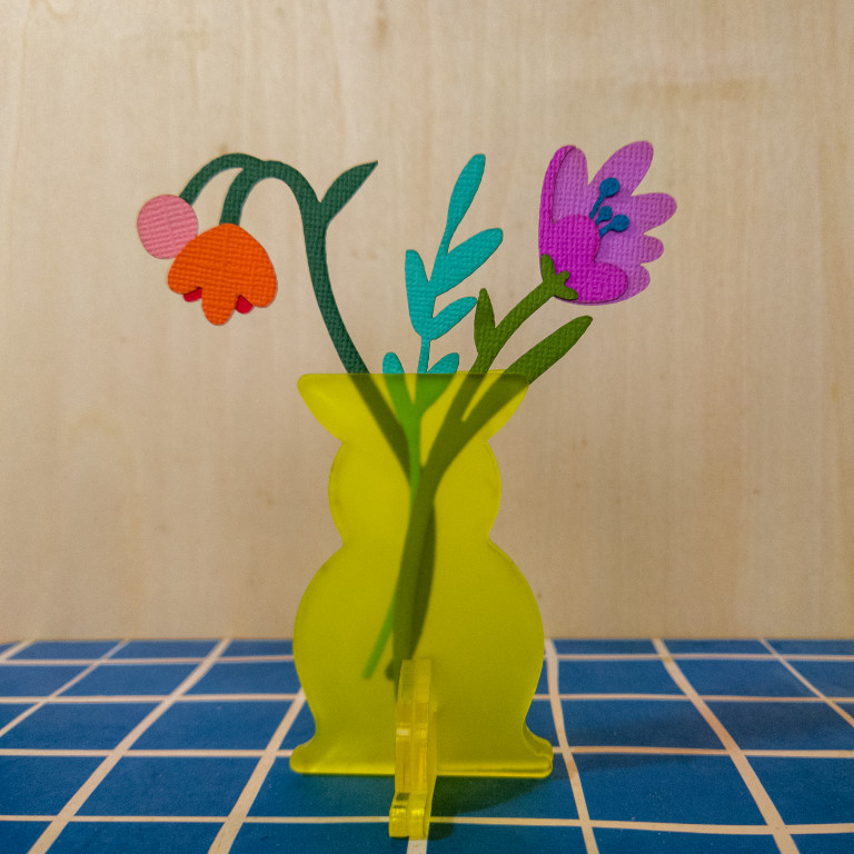 Laser Cut Flower Bouquet workshop