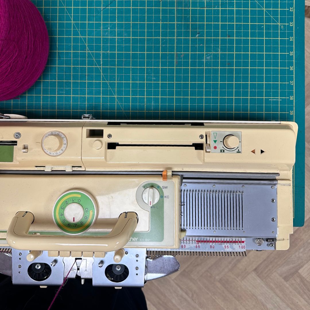 Machine Knitting at Edinburgh Open Workshop