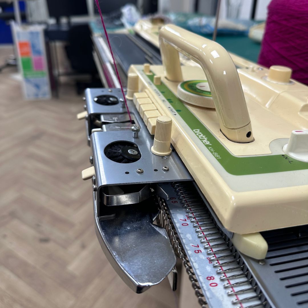 Machine Knitting at Edinburgh Open Workshop